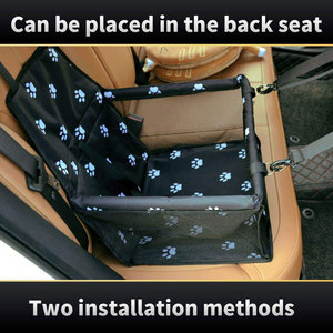 SUNNUO nouveau siège d'appoint pour chien de compagnie respirant et pliable panier de voiture pour animaux de compagnie petits et moyens animaux de compagnie impression voiture siège Portable - Product Image 4