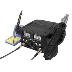 Estación <span class=keywords><strong>de</strong></span> soldadura 2 en 1, estación <span class=keywords><strong>de</strong></span> soldadura multifuncional, <span class=keywords><strong>pistola</strong></span> <span class=keywords><strong>de</strong></span> <span class=keywords><strong>calor</strong></span> <span class=keywords><strong>de</strong></span> soldador con temperatura y volumen <span class=keywords><strong>de</strong></span> aire ajustables - Product Image 1