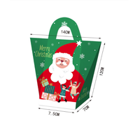 Kotak Hadiah Natal Kreatif Desain Baru Kotak Hadiah Malam Natal Kotak Permen Kosong