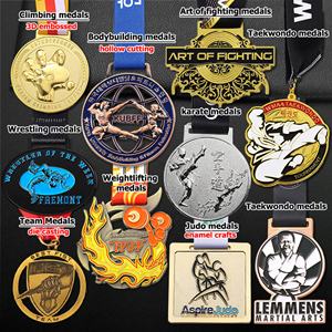 Médailles sportives personnalisées en alliage de zinc plaqué or antique, vente en gros pour marathon, basketball, football, volley-ball - Product Image 4