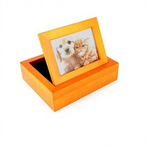 โกศที่ระลึกงานศพสำหรับสัตว์เลี้ยงทำจากไม้ - Product Image 1