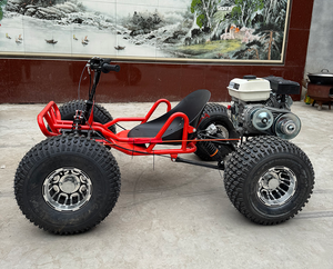 Go-Kart a Pedali 212CC 4 Tempi, Gonfiabile, in Acciaio, Fuoristrada, Alimentato a Carburante, con Freno a Disco Idraulico e Avviamento Manuale - Product Image 4