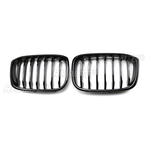 Pour BMW X3 G01 X4 G02 2018 2019 2020 2021 : Calandre avant simple ligne noir brillant pour pare-chocs, pièces de rechange - Product Image 3