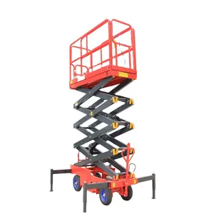 China Supplier Cheap 6m 8m 10m Portable Electric Lifting Scaffolding Load Bearing 500 kg