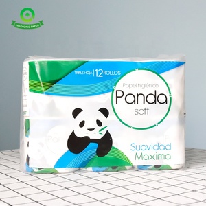 Products Factories Vegan 60 <strong>Panda</strong> Slim Rolling Single Use <strong>Toilet</strong> <strong>Paper</strong> - Product Image 2