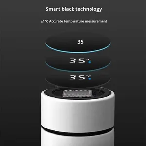 Tazza Termica Intelligente Digitale in Acciaio Inox a Doppio Strato 304 con Misurazione della Temperatura, Isolamento Termico 6-12 Ore, Touch - Product Image 4