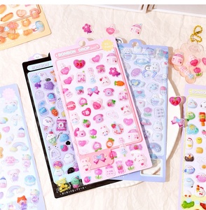 Stiker Hadiah Dekoratif Lucu Anak-Anak 3D PVC Bubble Kartun Kreatif Grosir Pabrik GF untuk Anak-Anak - Product Image 5