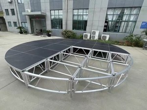 Piattaforma Modulare per Eventi in Lega di Alluminio con Finitura Elegante, Palco in Alluminio per Fiere e Attrezzature per DJ Booth - Product Image 3
