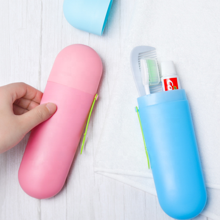 Travel Toothbrush Case Portable Toothpaste Storage Case for Business Trip Customize Logo Toothpaste Case
