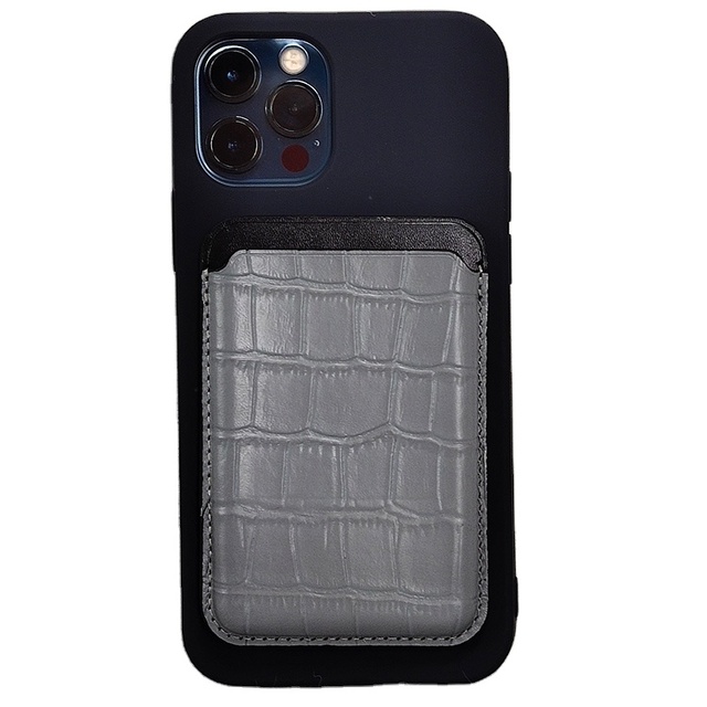 Hot Selling magsafe Embossed crocodile Leather Wallet Phone case for iphone 12/13/14