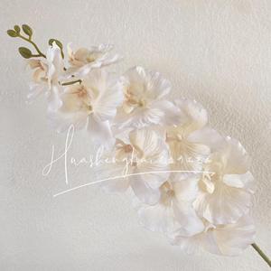 Phalaenopsis Orchid Artificial <b>Flower</b> <b>Single</b> Stem Silk High Simulation Wedding Home Decor Photography Props - Product Image 4