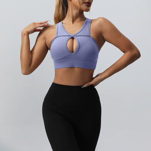 GC New Sports Bra para mujer de alta resistencia a prueba de golpes Tops <span class=keywords><strong>tirantes</strong></span> <span class=keywords><strong>Running</strong></span> Yoga Bra Fitness Back Beauty Yoga ropa YG245 - Product Image 2