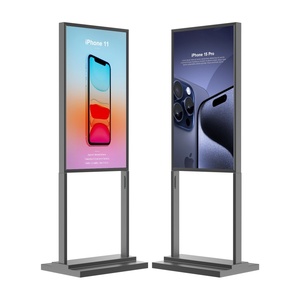 55 inch LCD Máy nghe nhạc quảng cáo kiosk Cube dọc Totem siêu mỏng công nghệ cao Cửa hàng cảm ứng kỹ thuật số biển màn hình quảng cáo - Product Image 3