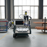 Jmesun JS 3040 1500W Máquina CNC de Alta Precisión de 3 Ejes de Hierro Fundido para Madera/Metal/Acrílico/Piezas de Motor, Router CNC Automático de Sobremesa