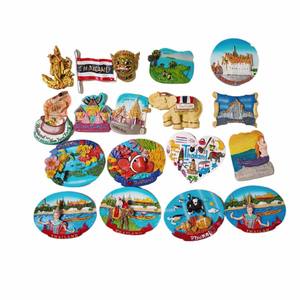 Pegatina de resina estilo tailandés para refrigerador, recuerdos de atracciones turísticas, pegatina creativa tridimensional 3D para refrigerador - Product Image 1