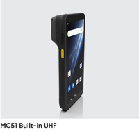 Lector RFID UHF MC51 de 6 Pulgadas, Computadora Móvil Resistente con Android 14, Escáner de Código de Barras 2D, PDA Portátil con NFC, 4GB, Qualcomm Octa-core, en Stock