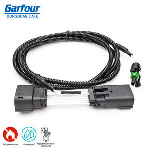 Custom Automotive LED Headlight Parking/Backlight Connector Adapter Copper Parts Harness Systems for Cars - Product Image 1