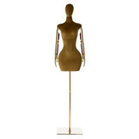 Maniquí de Fibra de Vidrio de Medio Cuerpo para Mujer, Tallas Grandes, Estilo Europeo y Americano, en Pose de Pie, para Exhibición de Ropa en Escaparates, China D20