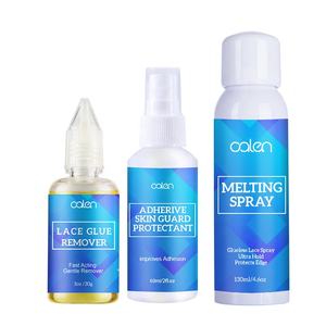 Vente chaude 130ml extrême tenue dentelle fondant peau protecteur Spray étanche ensemble de coiffure dentelle colle dissolvant Extensions de cheveux - Product Image 1