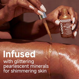 Gotas Bronceadoras Herbales Personalizadas Transfronterizas con Aloe Vera y Vitaminas C y E, <span class=keywords><strong>Autobronceador</strong></span> sin Sol con SPF 1-10, Hidratante - Product Image 2
