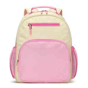 Mochila Escolar Económica Personalizada con Logotipo para Niñas de Primaria, con Bolsillo Térmico para Lonchera, Diseño Transpirable Resistente al Agua - Product Image 1