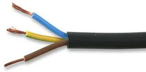 Câble électrique flexible Guoning Royal Cord RVV <span class=keywords><strong>3</strong></span> conducteurs 2,5 mm H05VV-F Câble d'alimentation - Product Image 6