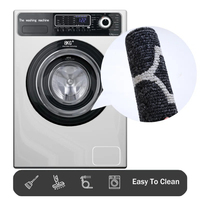 Tapis de cuisine modernes en polypropylène tufté antidérapants, super absorbants, résistants aux taches, ensembles de 2 tapis lavables