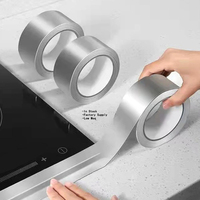Ruban adhésif en aluminium conducteur renforcé résistant à la chaleur pour l'étanchéité des conduits de ventilation CVC et la réparation de conduits métalliques, idéal pour les gaines de sèche-linge et les tuyaux.