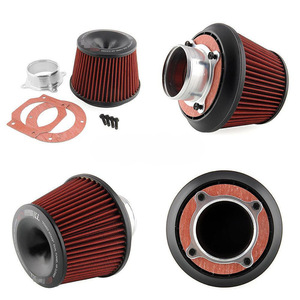ไส้กรองอากาศ Auso-Racing รุ่น AF020 รูปทรงเห็ดสีแดง แบบไหลเวียนสูง สำหรับดัดแปลงรถยนต์ - Product Image 3