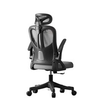 Chaise de directeur confortable en maille avec vérin à gaz et roulettes silencieuses pour salle de conférence