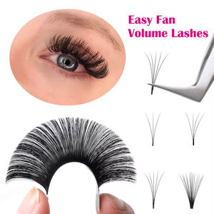 Pestañas Auto Fanning J Curl .03 Naturales Hechas a Mano Fácil de Aplicar Premium Mate Súper Mate Negro DRAGONLASH Marca Privada - Product Image 6