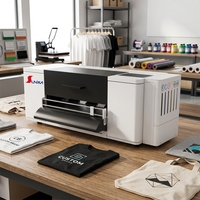 Imprimante DTF Sunika 30CM F1080, contrôle par application, entièrement automatique, impression à distance intelligente, pour petites entreprises