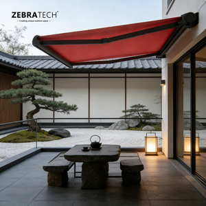 Toldo Eléctrico Moderno de Aleación de Aluminio Impermeable con Certificación CE GREEN GUARD para Exteriores, Restaurantes, Cafés, Terrazas, Protección Solar Directa - Product Image 3