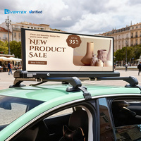 Écran LED programmable pour toit de taxi, panneau publicitaire extérieur étanche P2.5 P3 P5 pour voitures