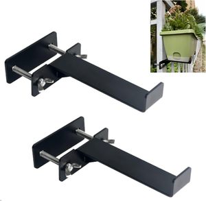 Versión mejorada Maceta Caja Soportes para colgar al aire libre barandilla soporte fijo para maceta - Product Image 1