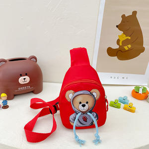 Tas dada kustom anak-anak imut, tas selempang, tas perjalanan, tas anak laki-laki dan perempuan, dompet imut, tas bahu Beruang Kecil - Product Image 5