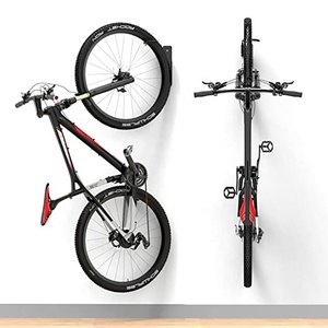 <span class=keywords><strong>Support</strong></span> <span class=keywords><strong>Mural</strong></span> de Rangement Vélo pour Garage avec Entretoise, <span class=keywords><strong>Support</strong></span> de Stationnement Vélo Rotatif à 360 Degrés de Haute Qualité, Crochet <span class=keywords><strong>Vertical</strong></span> - Product Image 4
