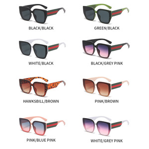 2024 Retro Fashion Polygonal Splicing Sunglasses Asymmetrical Concave Shape UV400 Gold <b>Frame</b> Concave Shape Color Matching Lenses - Product Image 4