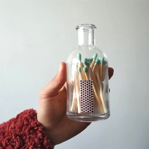 Wholesale High Quality Customized Matches Matchbox Glass Jar