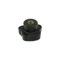 Matte Black 5 Lobe Star Knob Clamping Handle ABS Nylon Female Thread M5 M6 M8 M10 for Lathe Milling Machine Industrial Equipment