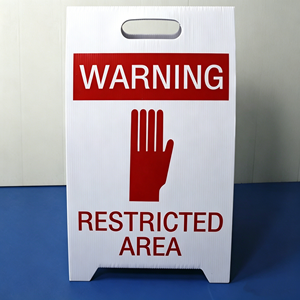 Full <b>Color</b> Printed PP Hollow <b>Sheet</b> Heavy Duty Waterproof For Outdoor Safety Signs And Public Information Display - Product Image 1