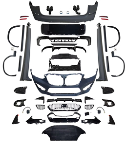 Kit carrozzeria paraurti anteriore posteriore Assy gonne laterali diffusore per <span class=keywords><strong>BMW</strong></span> <span class=keywords><strong>X3</strong></span> G01 G02 G08 accessori auto 2017-2024 Bodykit aggiornamento parte - Product Image 1