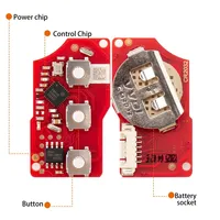 Clé de voiture à distance filaire Xhorse XKB526EN VVDI pour VW B5 Type 2e génération, 3 boutons, connecteur en plastique, sans