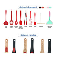 Wajan Crepe Ramah Lingkungan OEM 8/10/12 Inci Berlapis Keramik Anti Lengket dari Aluminium, Wajan Datar, Tawa, Dosa, Tortilla, Griddle