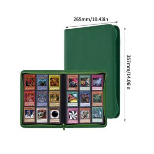 FUXI Album de collection de cartes en cuir PU imperméable à 9 pochettes, sans acide, sans PVC, sécurisé pour l'archivage, compatible avec les protège-cartes Penny - Product Image 2
