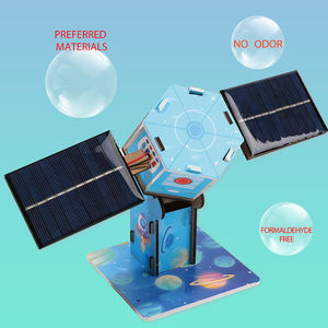Modèle spatial de petit satellite solaire rotatif, kit de fabrication scientifique et technologique aérospatiale, matériel artisanal, aides pédagogiques CE/CPC/EN71 - Product Image 3