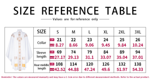 Chasuble de Prêtre Catholique Vêtement de Messe d'Église Robe Chasuble de Prêtre Ample Vintage Cape - Product Image 6