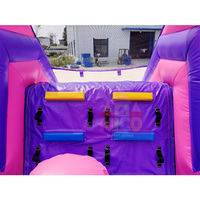 Offre Spéciale : Château Gonflable d'Intérieur Écologique en PVC avec Toboggan Aquatique, Piscine et Souffleur, Accessoires Inclus, Garantie 3 Ans pour Enfants