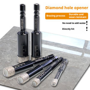 Vente directe d'usine, ouvre-trou hexagonal à brasage, perceuse à carrelage sèche pour béton, granit, marbre - Product Image 4