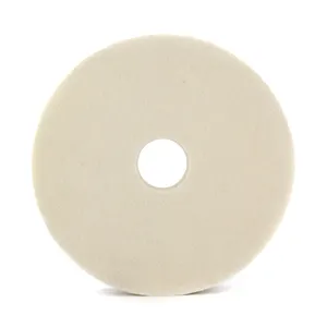 Rueda de pulido de fieltro de lana de vidrio suave con diamante para máquina biseladora de vidrio - Product Image 1